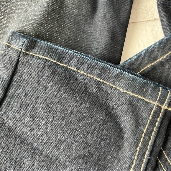 Dollhouse x Danity Kane low rise skinny jeans size 3 dark wash faux leather‎ - Picture 12 of 14